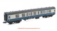 374-258D Graham Farish BR Mk1 CK Corridor Composite Coach number E15950 - BR Blue & Grey